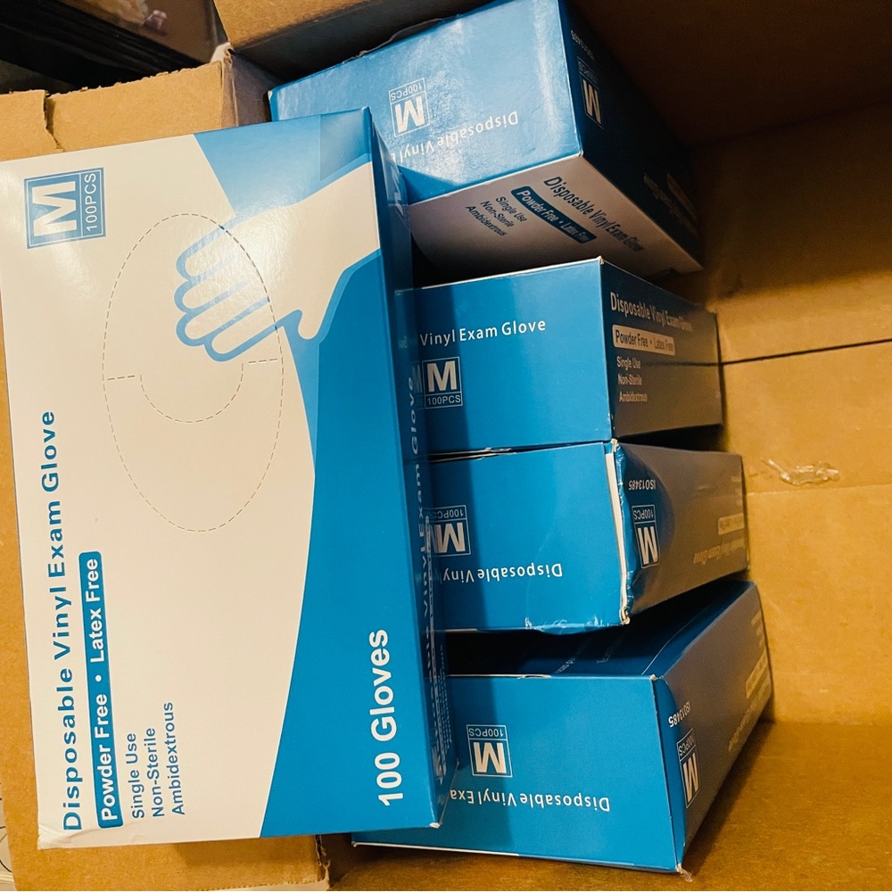5 packs of Gloves - Blue (Medium)